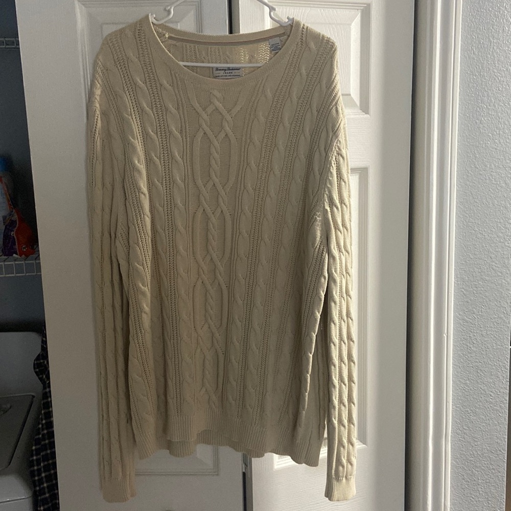 Tommy Bahama cable knit sweater size XXL